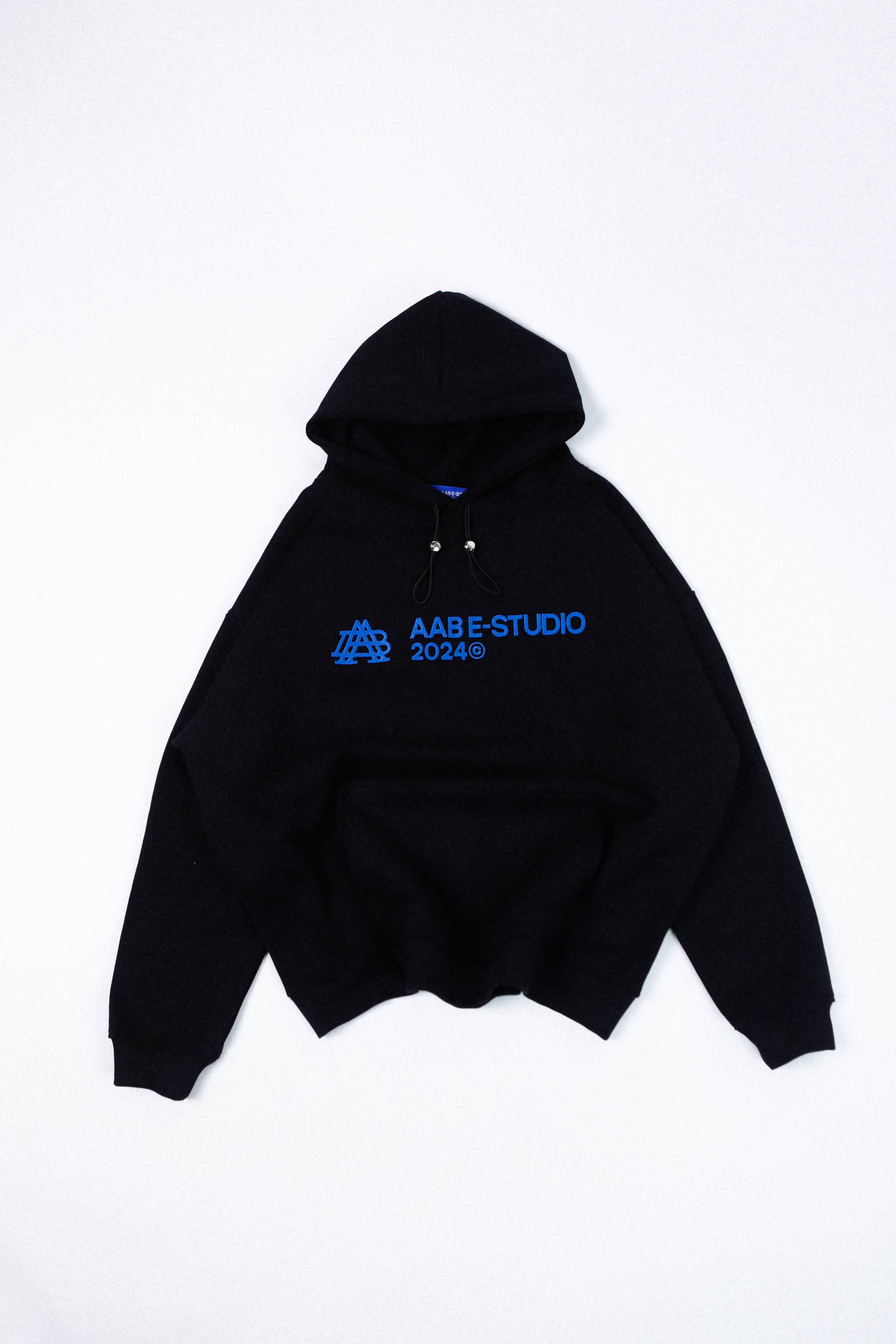 "A-TEMPORAL" BLACK HOODIE